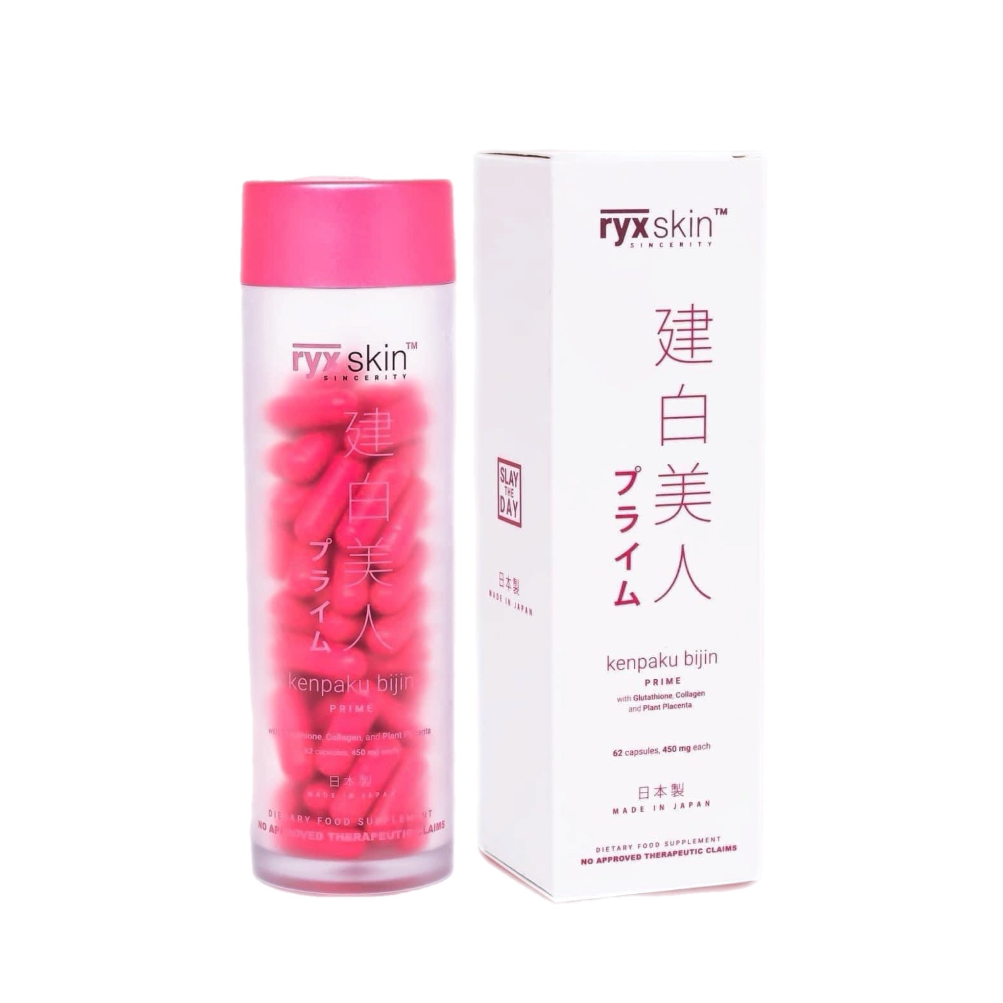 RyxSkin Kenpaku Bijin Prime (Glutathione,Collagen & Vitamin C) 62 