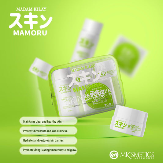 Madam Kilay Mamoru Skin Recue 4N1
Maintenance Set