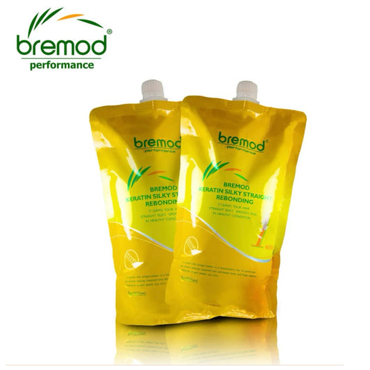 Bremod Keratin Silky Straight Rebonding Set (2 x 800ml)