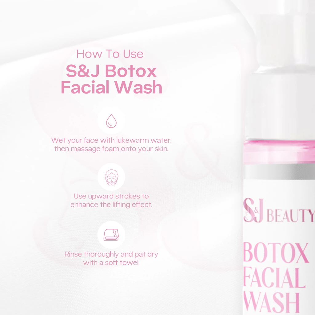 S and J Beauty Botox Facial Wash 100ml