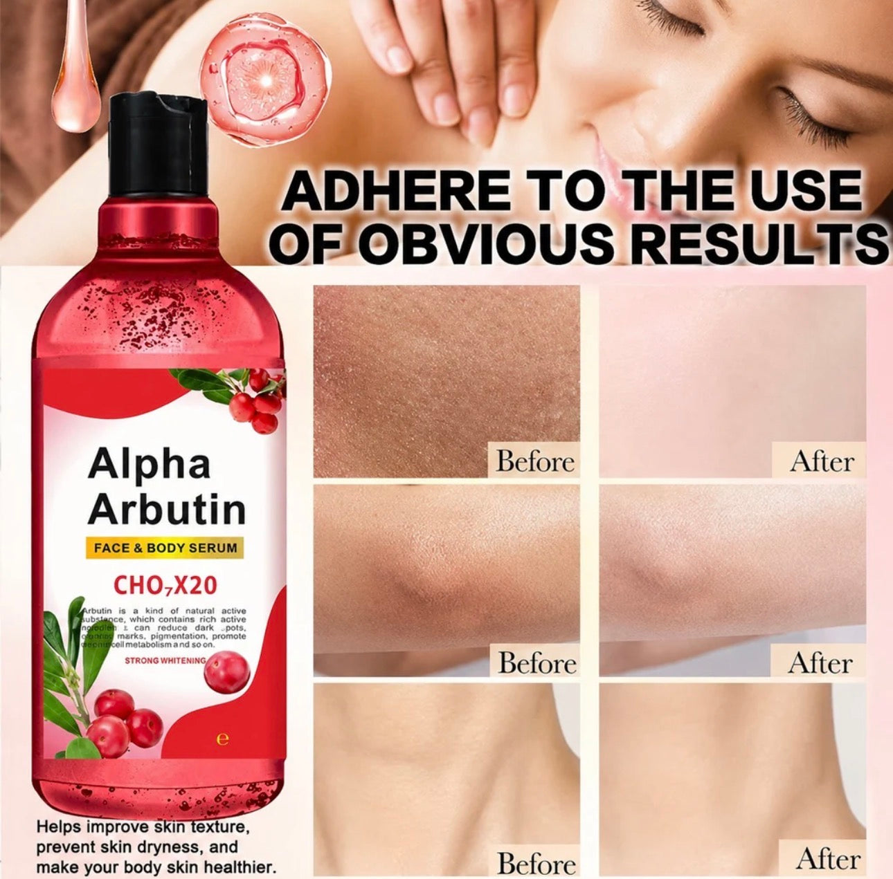 Dr. Meinaier Alpha Arbutin Face & Body Serum 500ml