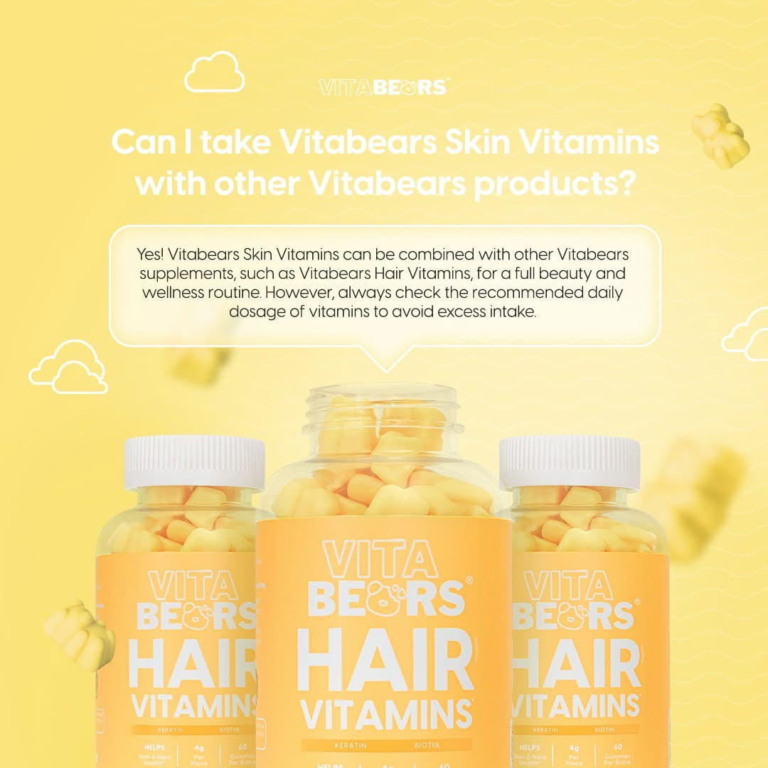 Vitabears Hair Vitamins 60 Gummies