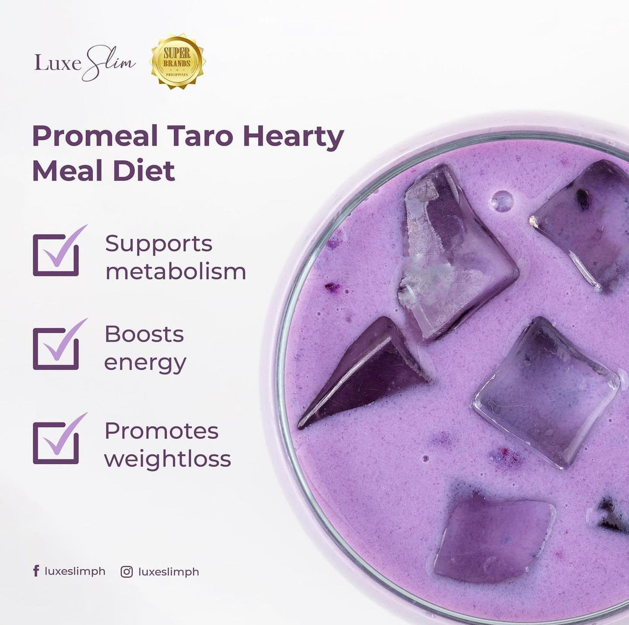 Luxe Slim ProMeal Taro Hearty Meal Diet
