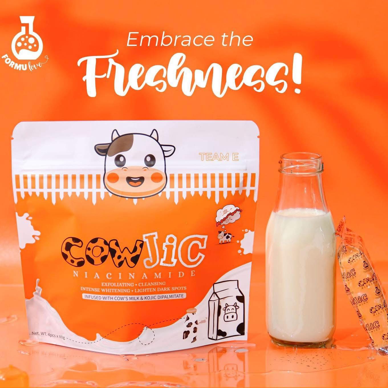 Cowjic Niacinamide Soap by Formulove 4pcs x 80g