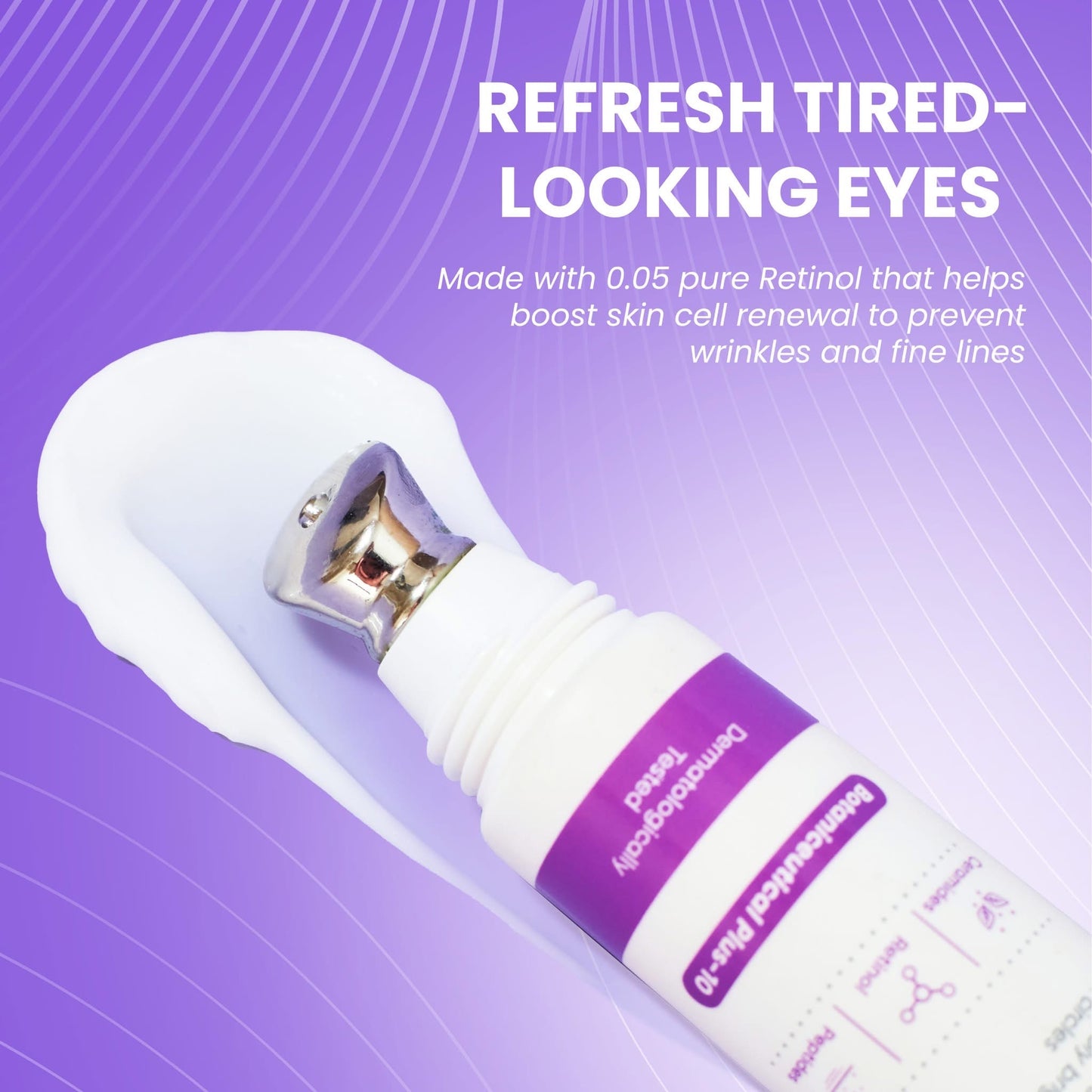 Luxe Organix Advanced Retinol + Bakuchiol Deep Wrinkle Eye Contour Overnight Cream 12g