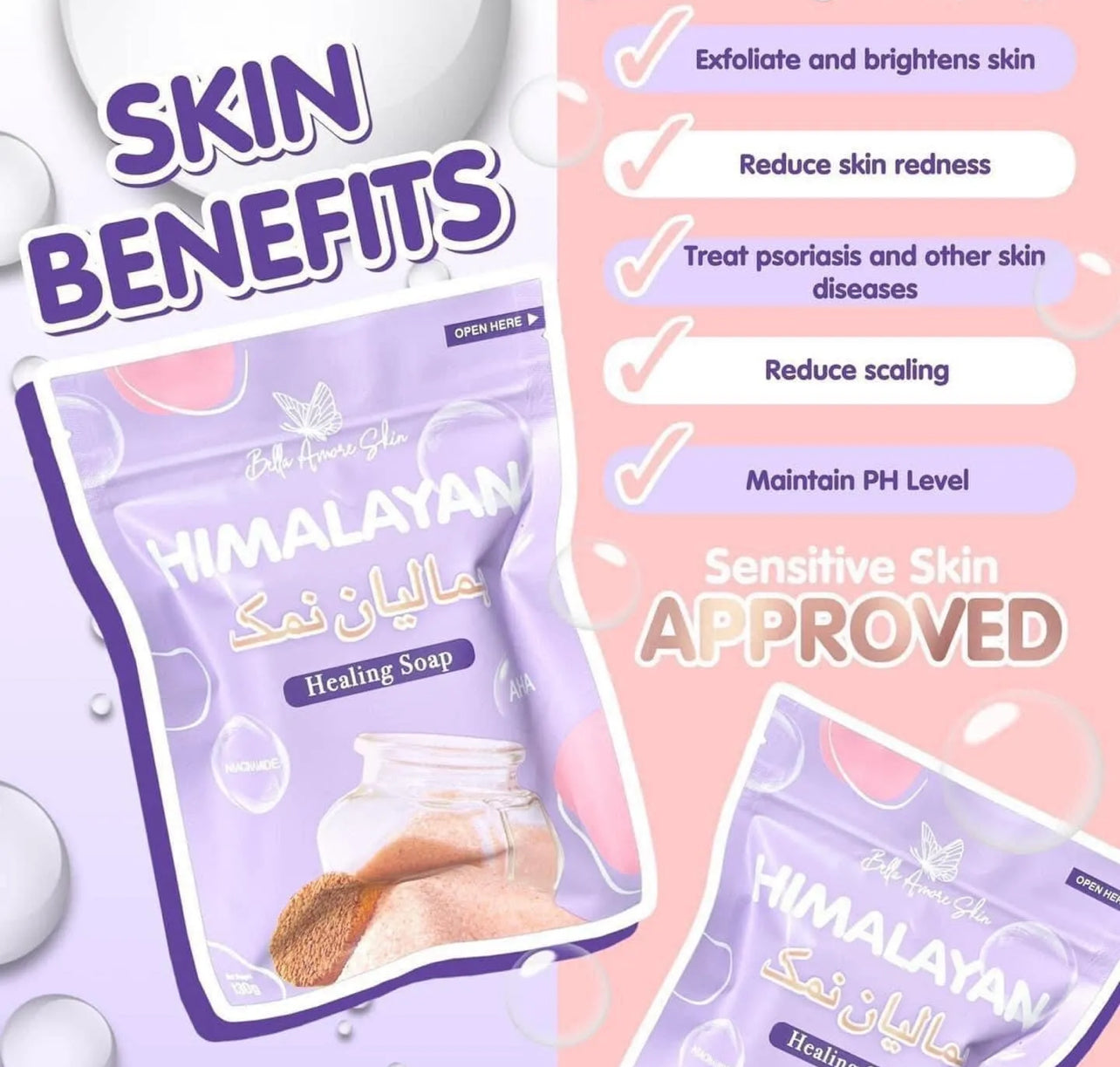 Bella Amore Skin Himalayan Healing/Brightening Soap 135g