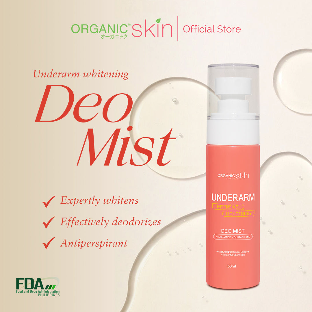 Organic Skin Japan Intensive Whitening Underarm Deo Mist Deodorant Spray (60ml)