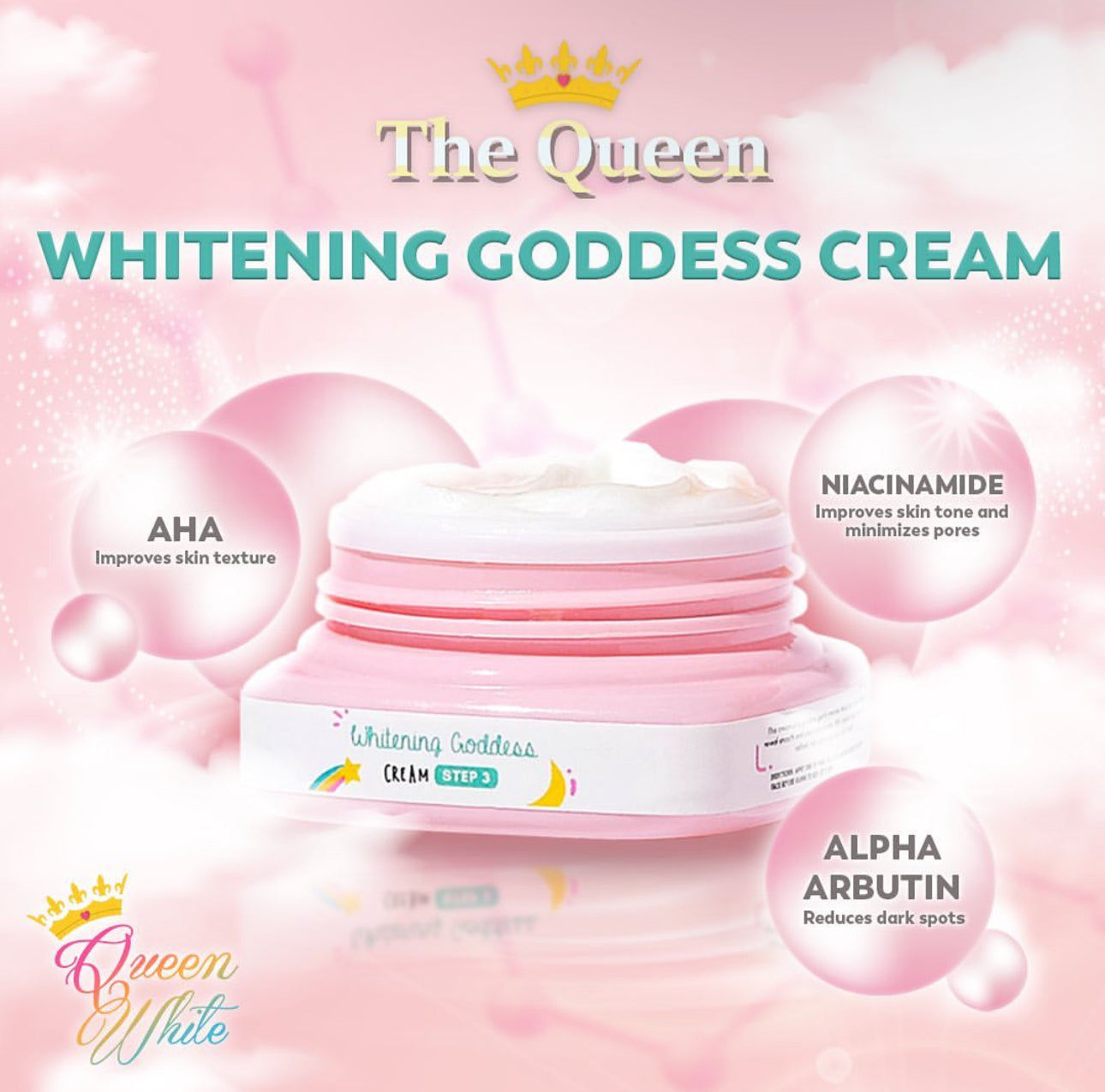 Queen White Whitening Goddess Set
