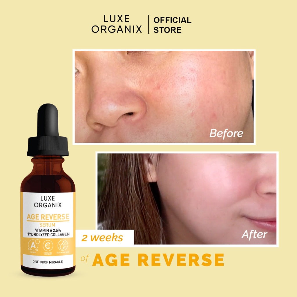 Luxe Organix Age Reverse Collagen Glow Serum (Choose a Size)