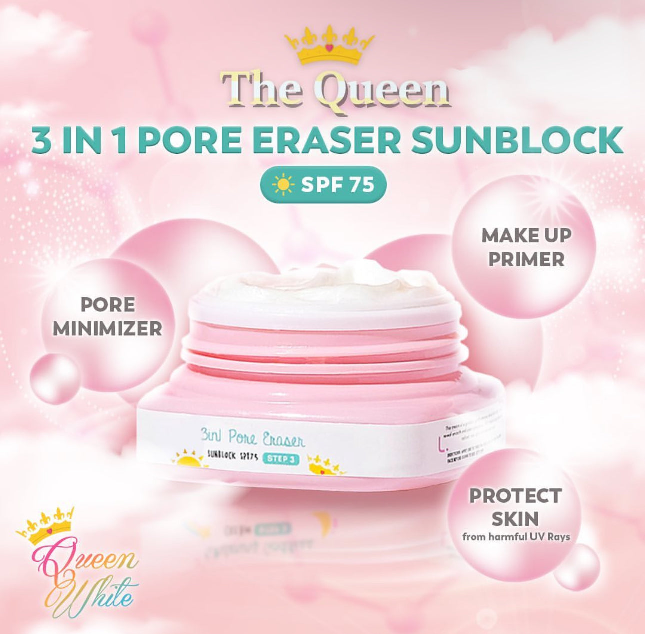 Queen White Whitening Goddess Set