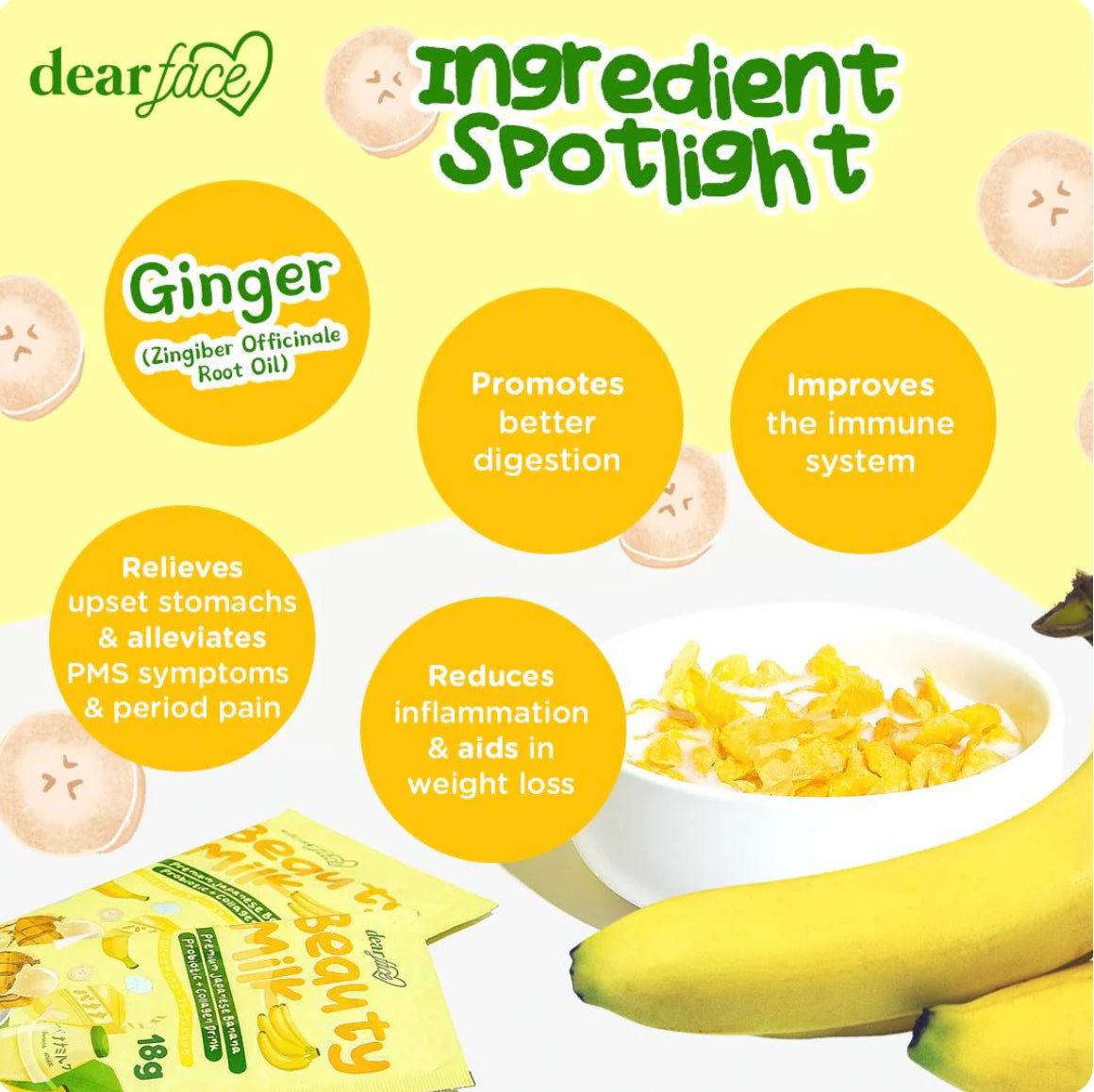 Dear Face Banana Milk Drink