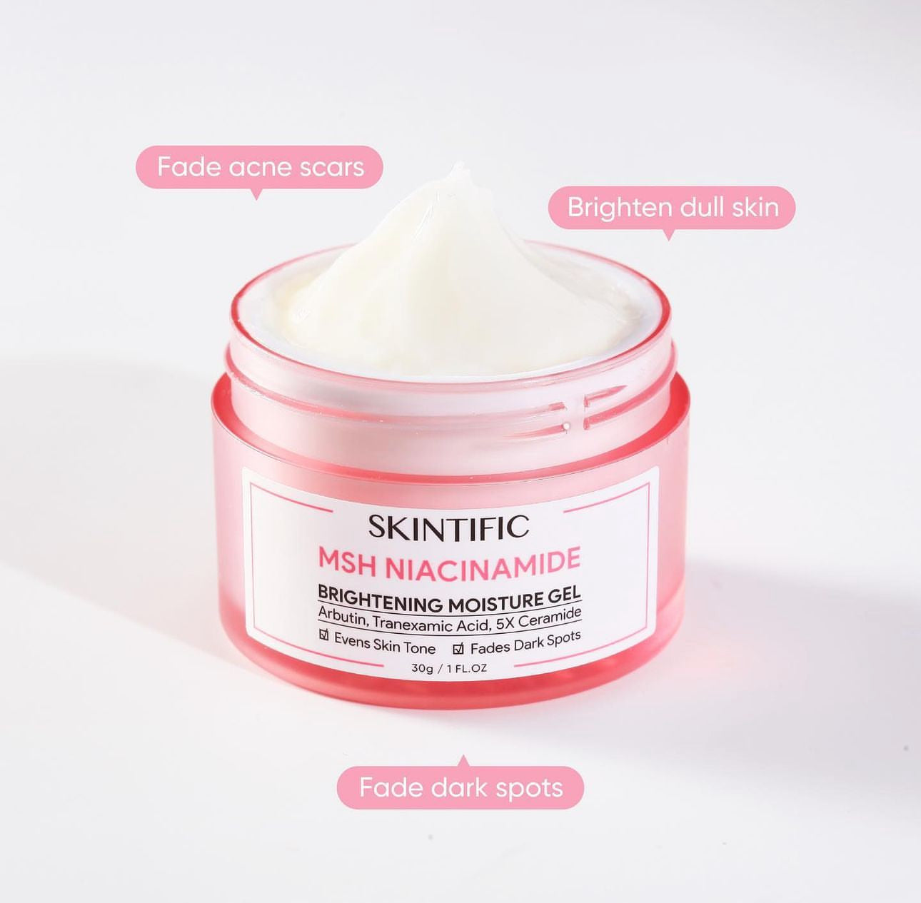 SKINTIFIC MSH Niacinamide Brightening Moisture Gel 30g
