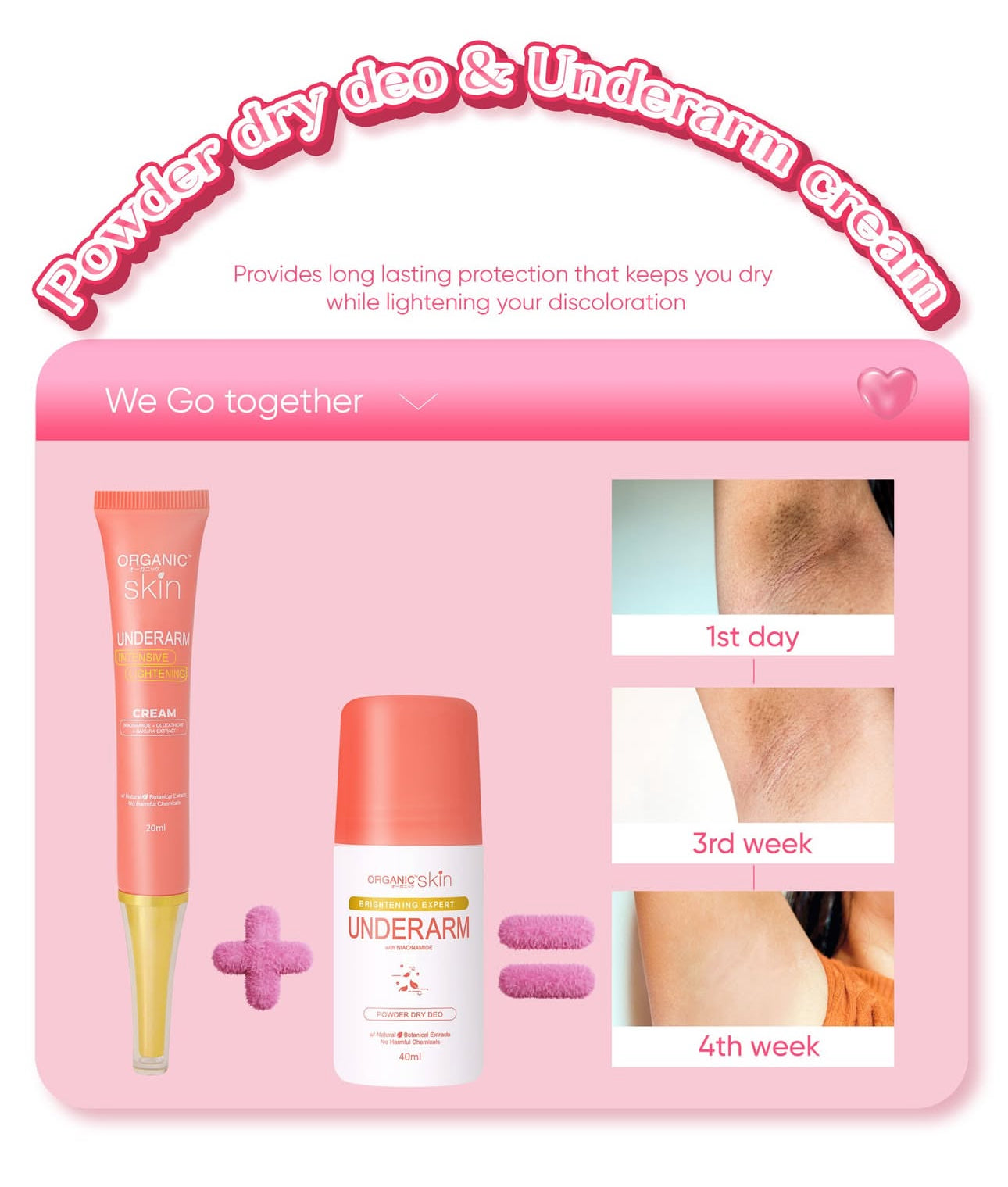 Organic Skin Japan Intensive Underarm Whitening Cream 20ml