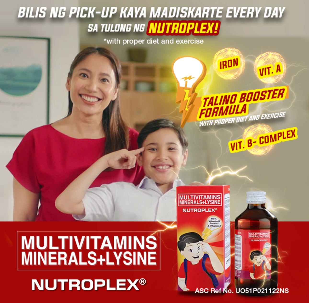 Nutroplex Multivitamins + Minerals + Lysine Syrup 240ml