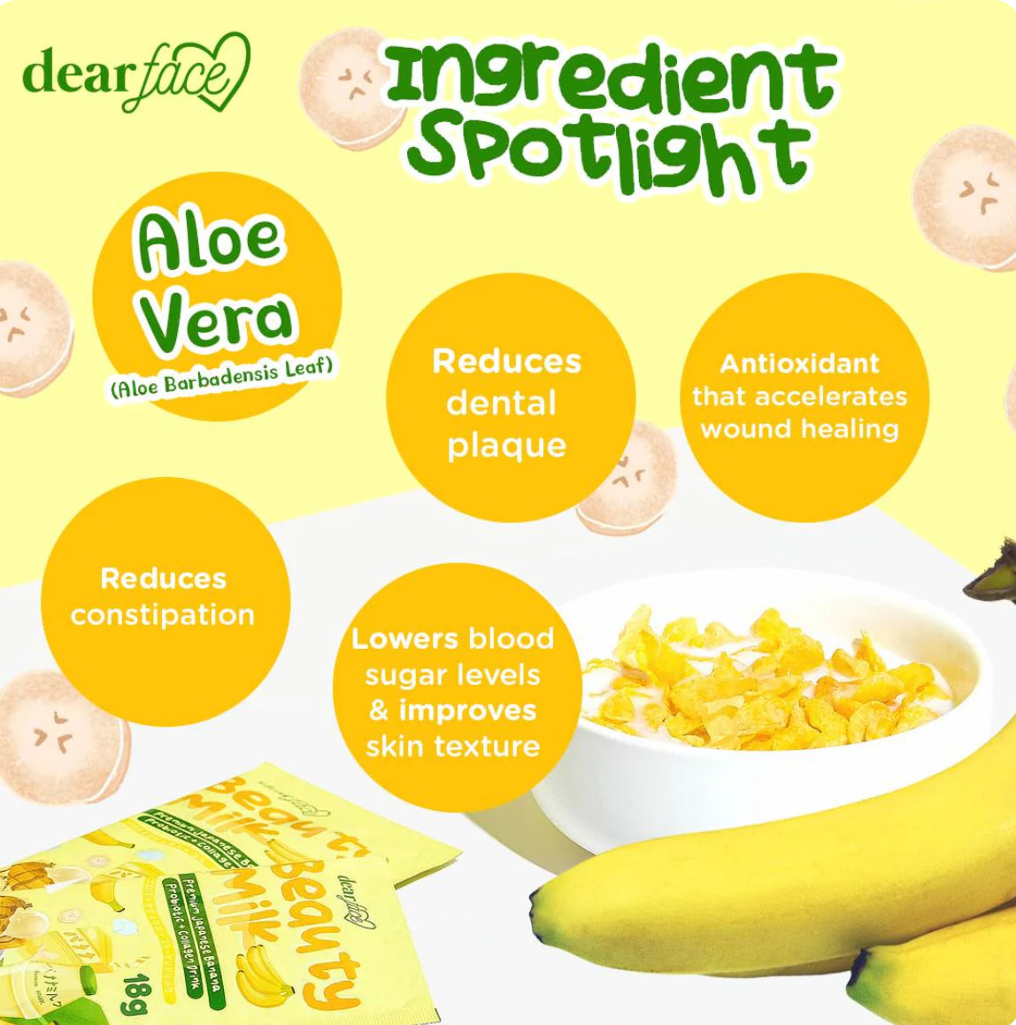 Dear Face Banana Milk Drink