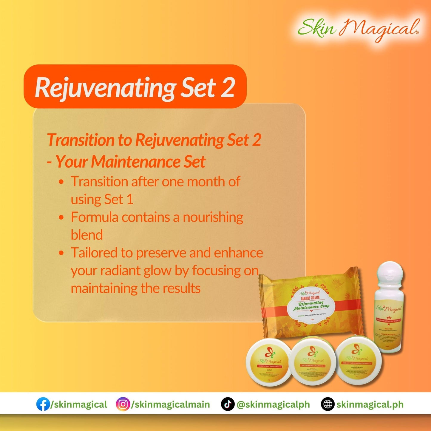 Skin Magical Rejuvenating Set 2 - Maintenance Set