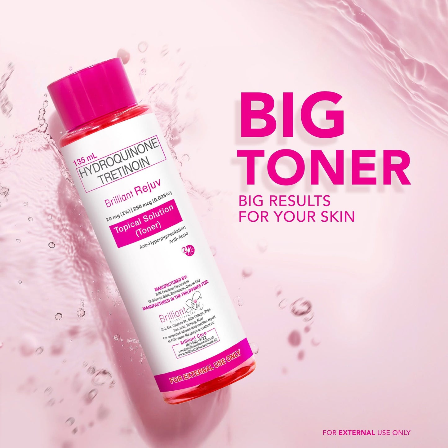 Brilliant Skin Rejuvenating Facial Toner 135ml