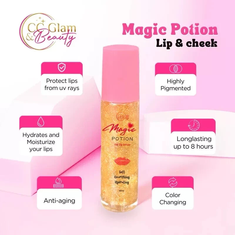 Cris Cosmetics Magic Potion Roll On for Lips and Cheeks 10ml
