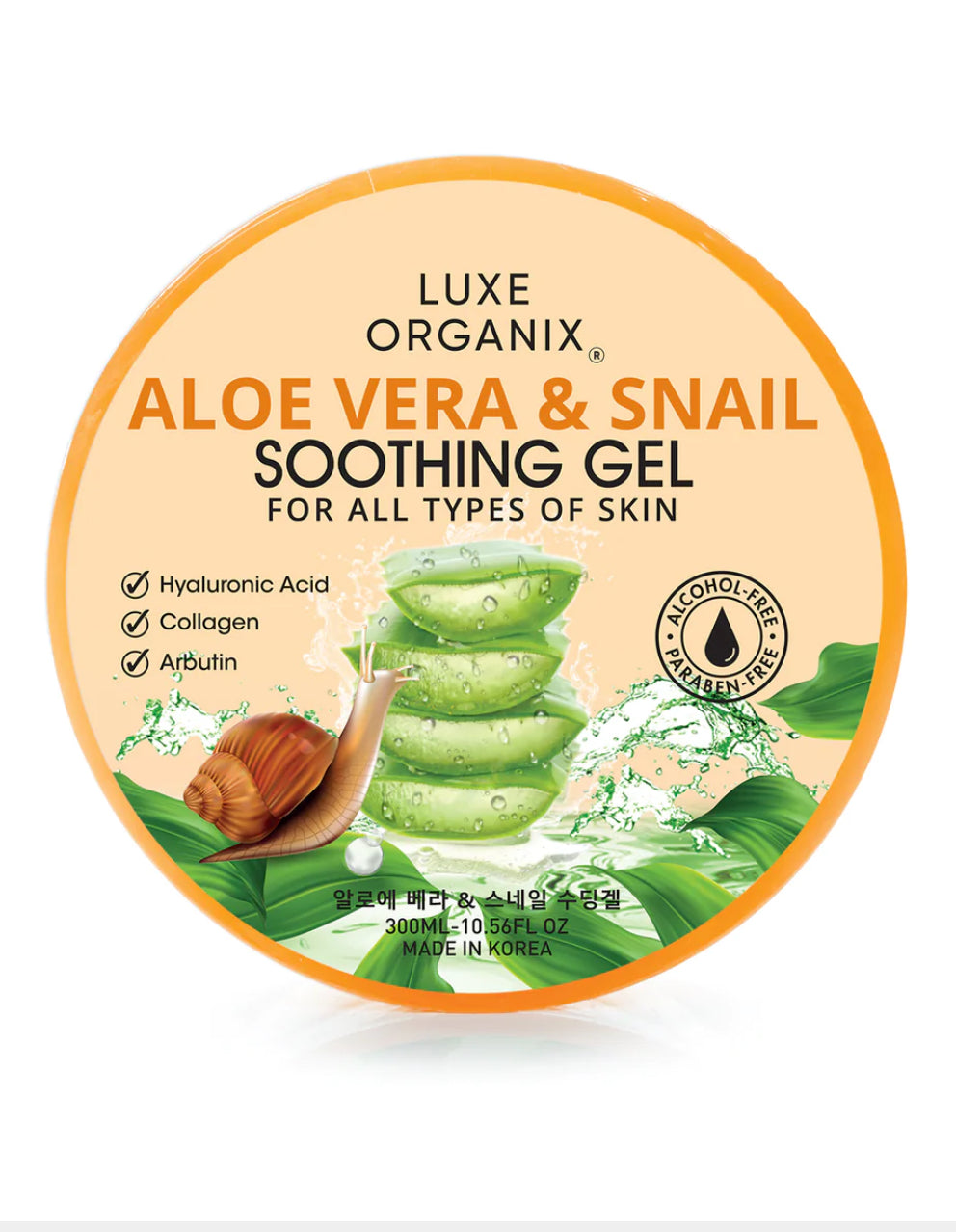 Luxe Organix Aloe Vera & Snail Soothing Gel (Choose a Variant)