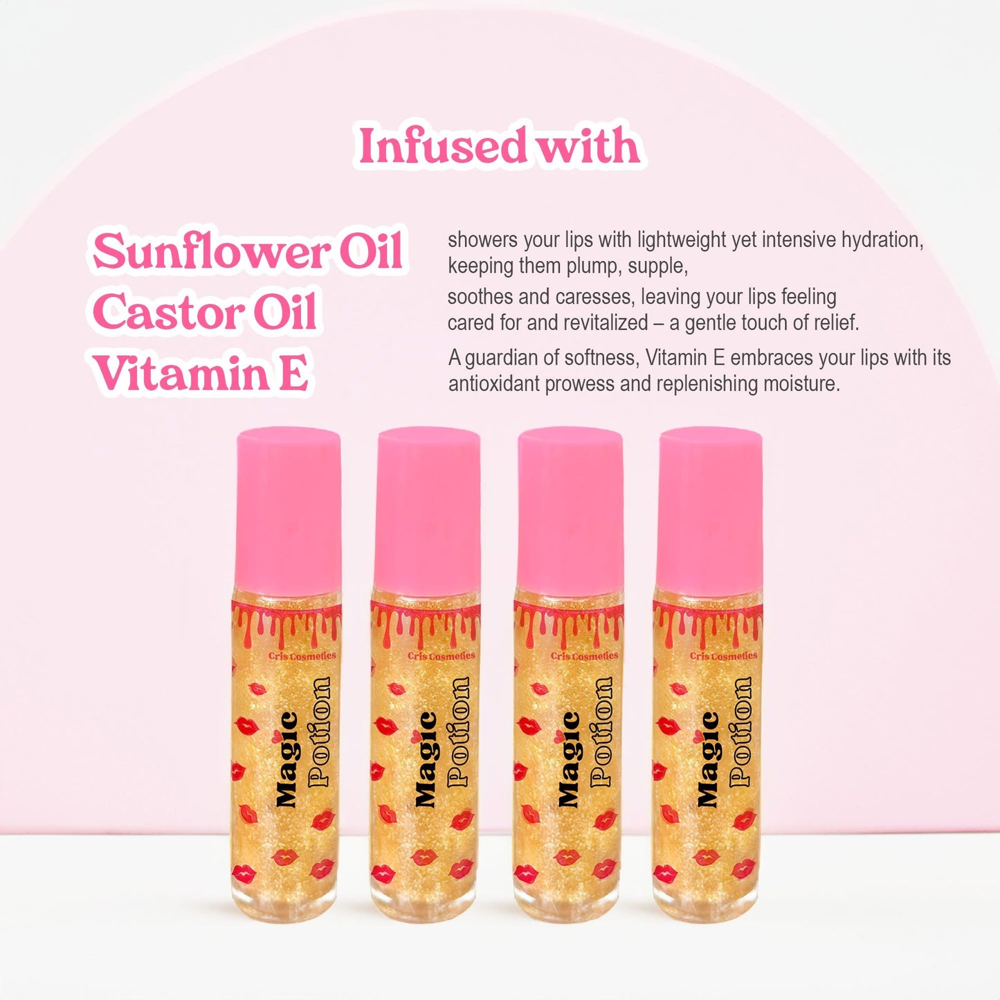 Cris Cosmetics Magic Potion Roll On for Lips and Cheeks 10ml