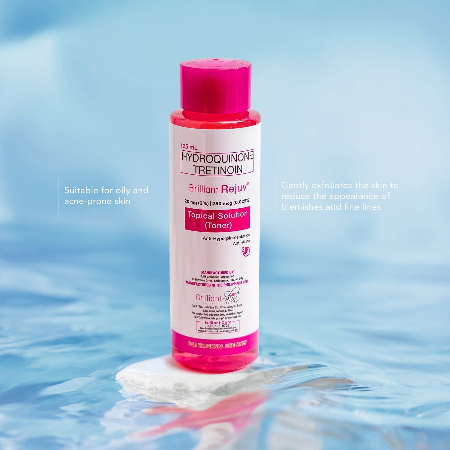 Brilliant Skin Rejuvenating Facial Toner 135ml