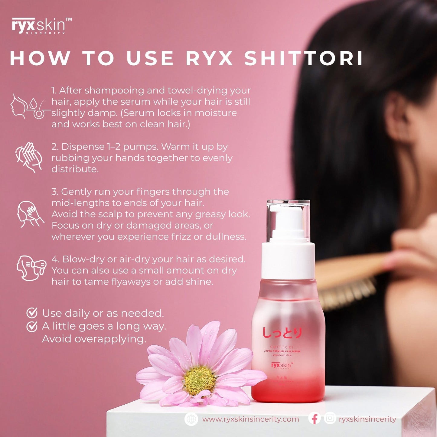 RYX Skin Shittori Japan Premium Hair Serum