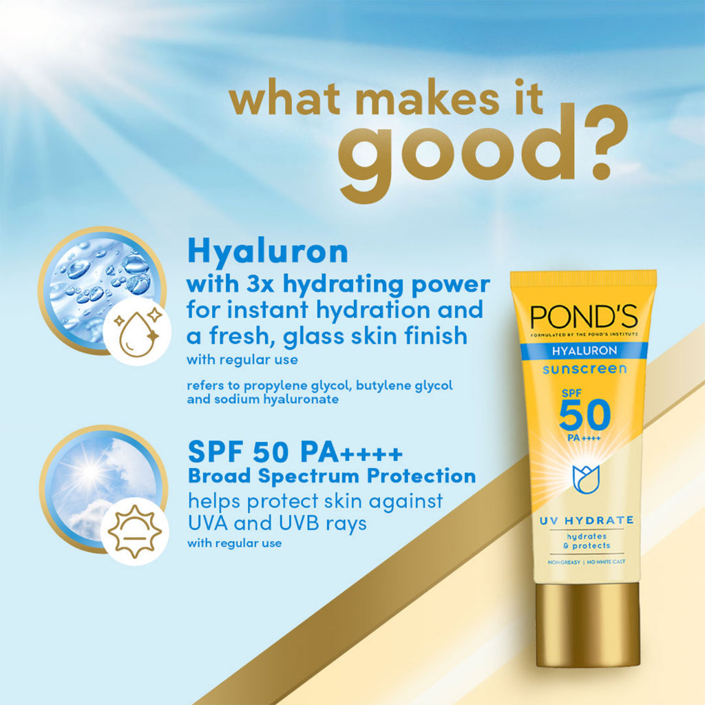 Pond’s UV Hydrate Sunscreen with Hyaluron 50ml