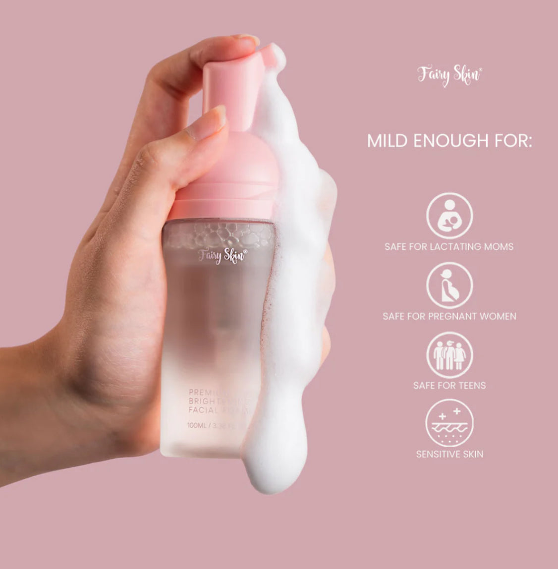 Fairy Skin Premium Brightening Facial Foam 100ml