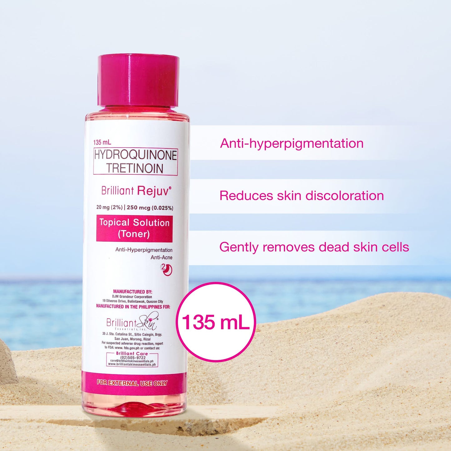 Brilliant Skin Rejuvenating Facial Toner 135ml