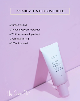 Her Choice PH Premium Tinted Sunscreen 50g