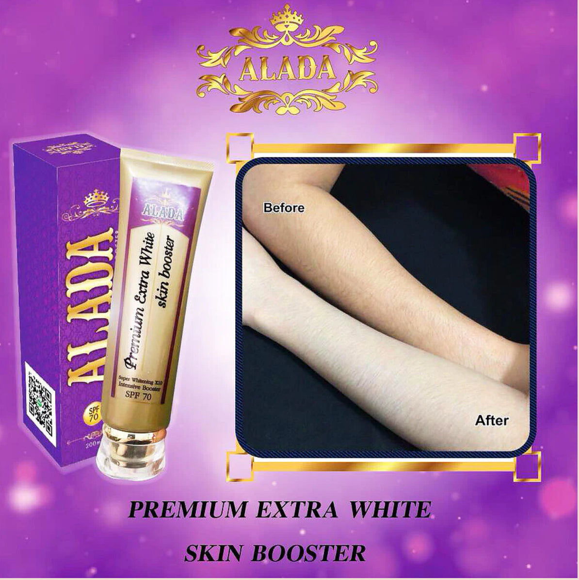 Alada Premium Extra White Skin 10x
Intensive Booster SPF70 180ml