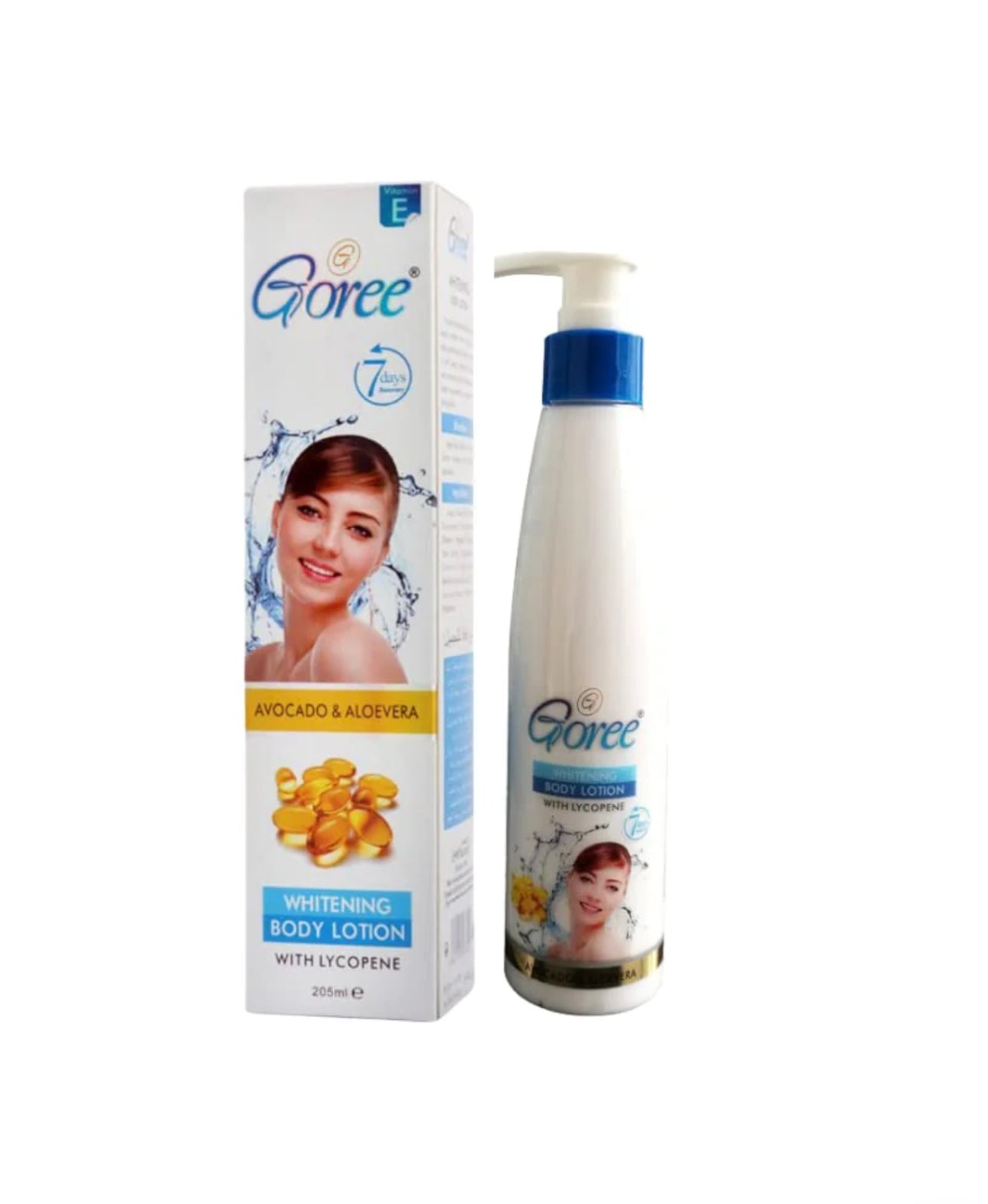 Goree Whitening Body Lotion with Lycopene (Avocado & Aloe Vera) 250ml