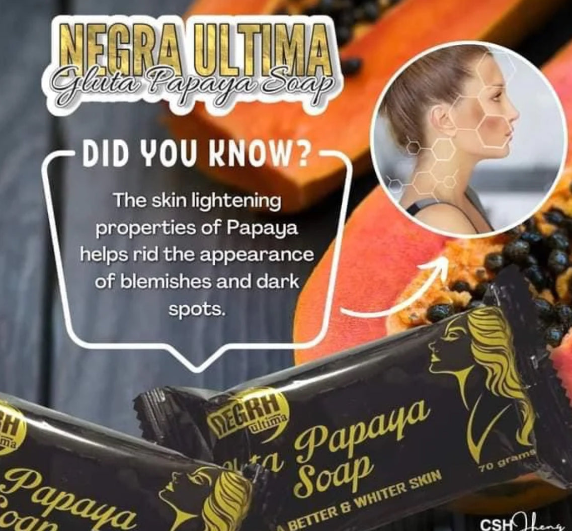 Negra Ultimate Gluta Papaya Soap 70g