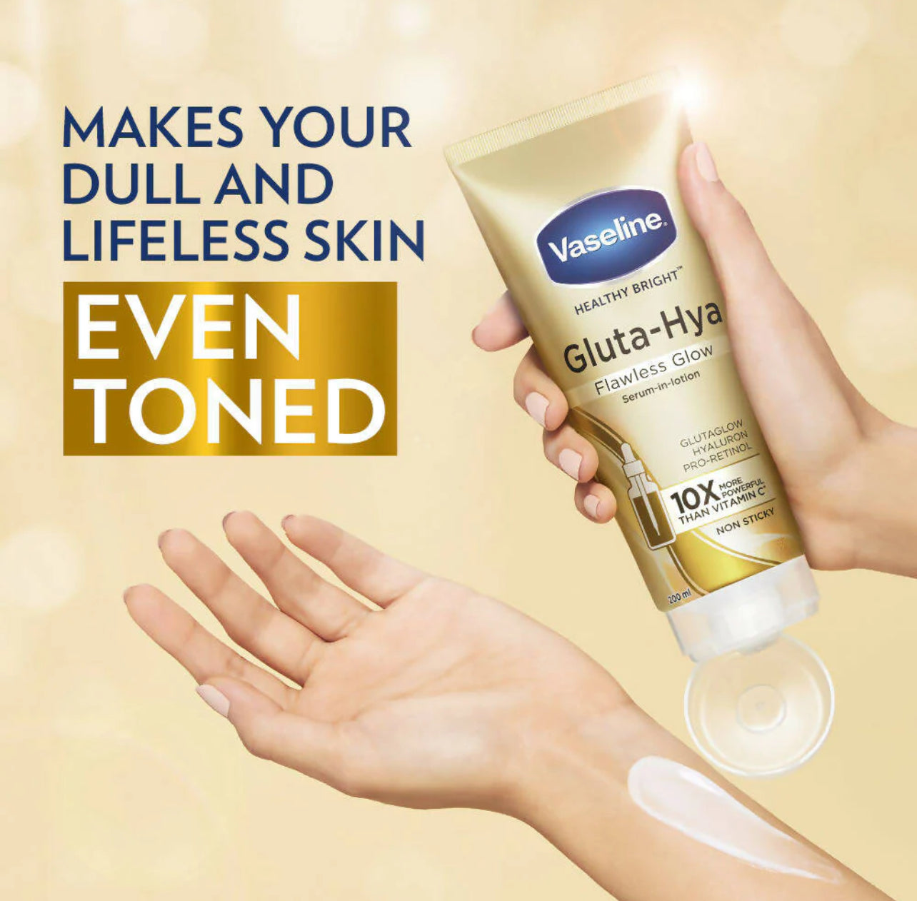 Vaseline Gluta-Hya Flawless Glow Serum Lotion 330ml