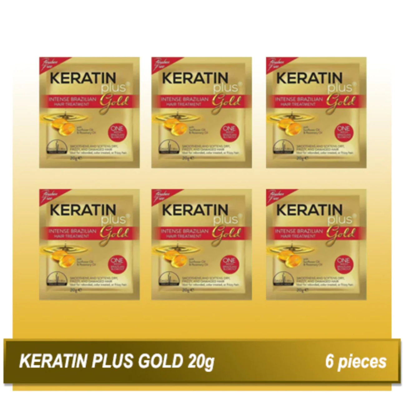 Keratin Plus Gold Brazilian Hair Treatment (Choose a Variant)