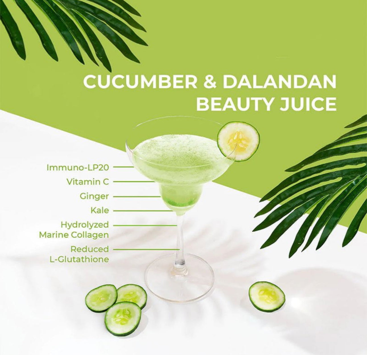 Luxe Slim Cucumber & Dalandan Beauty Juice (500g)