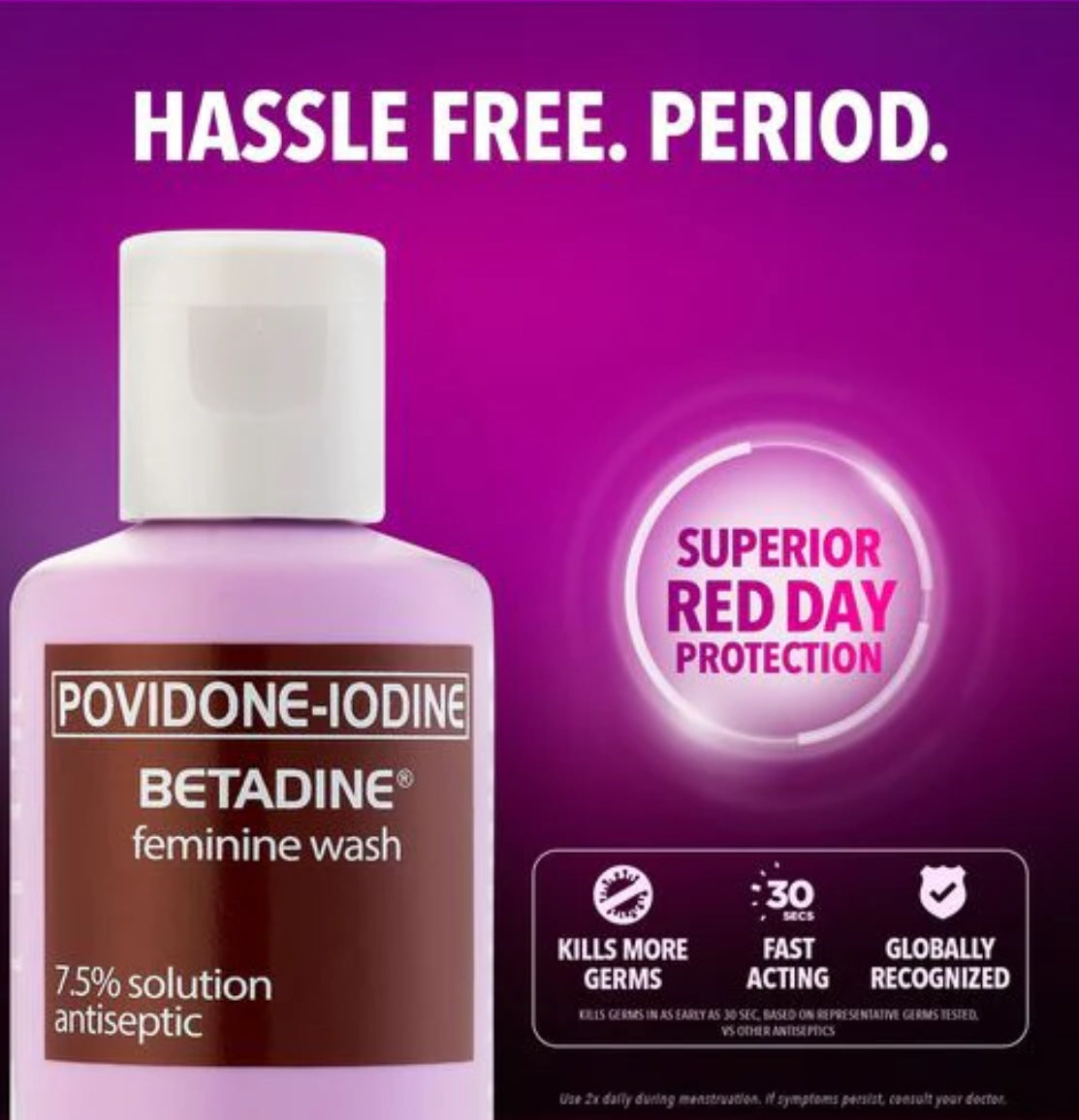 Betadine Antiseptic Feminine Wash 100ml