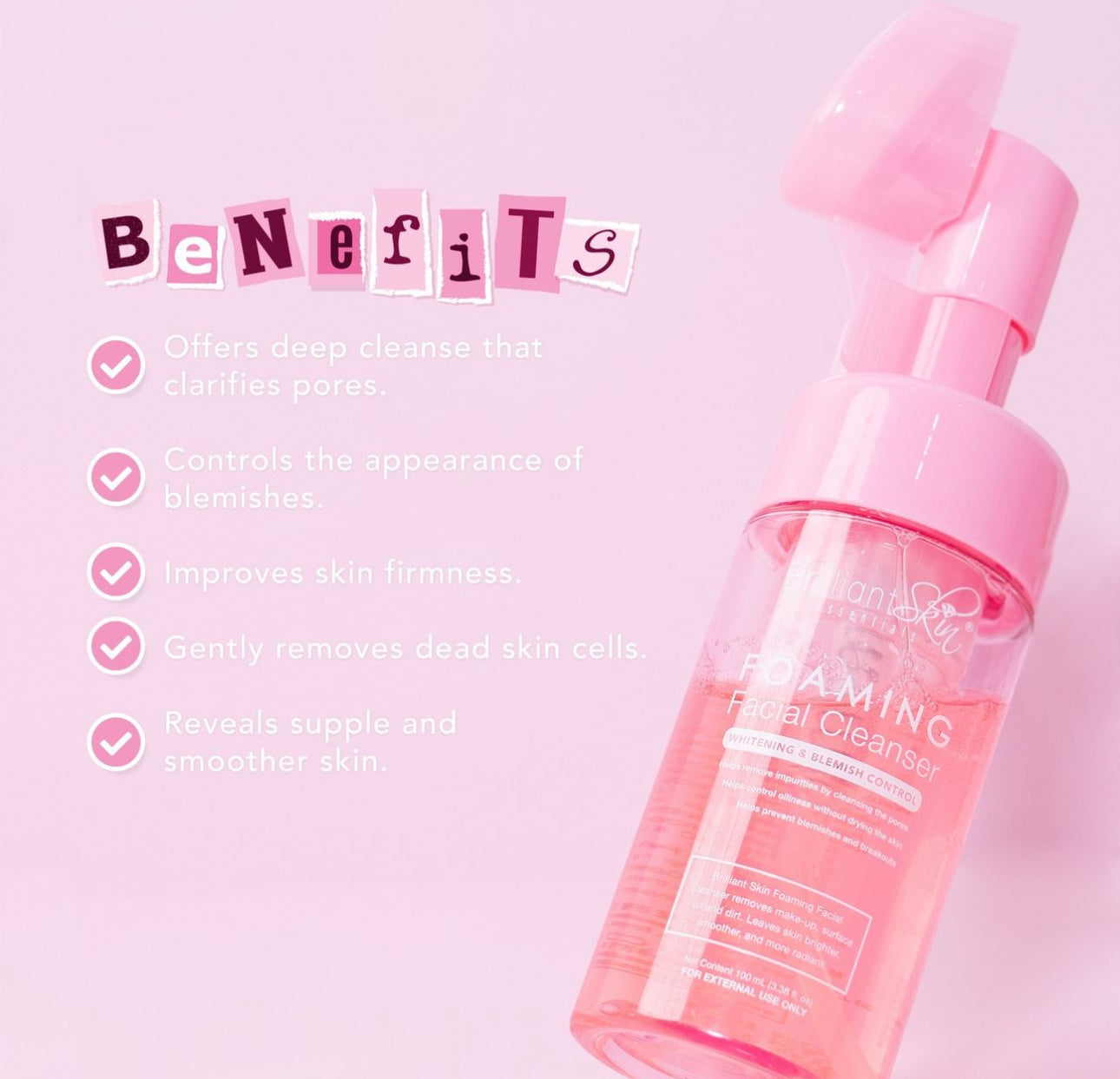 Brilliant Skin Foaming Facial Cleanser 100ml