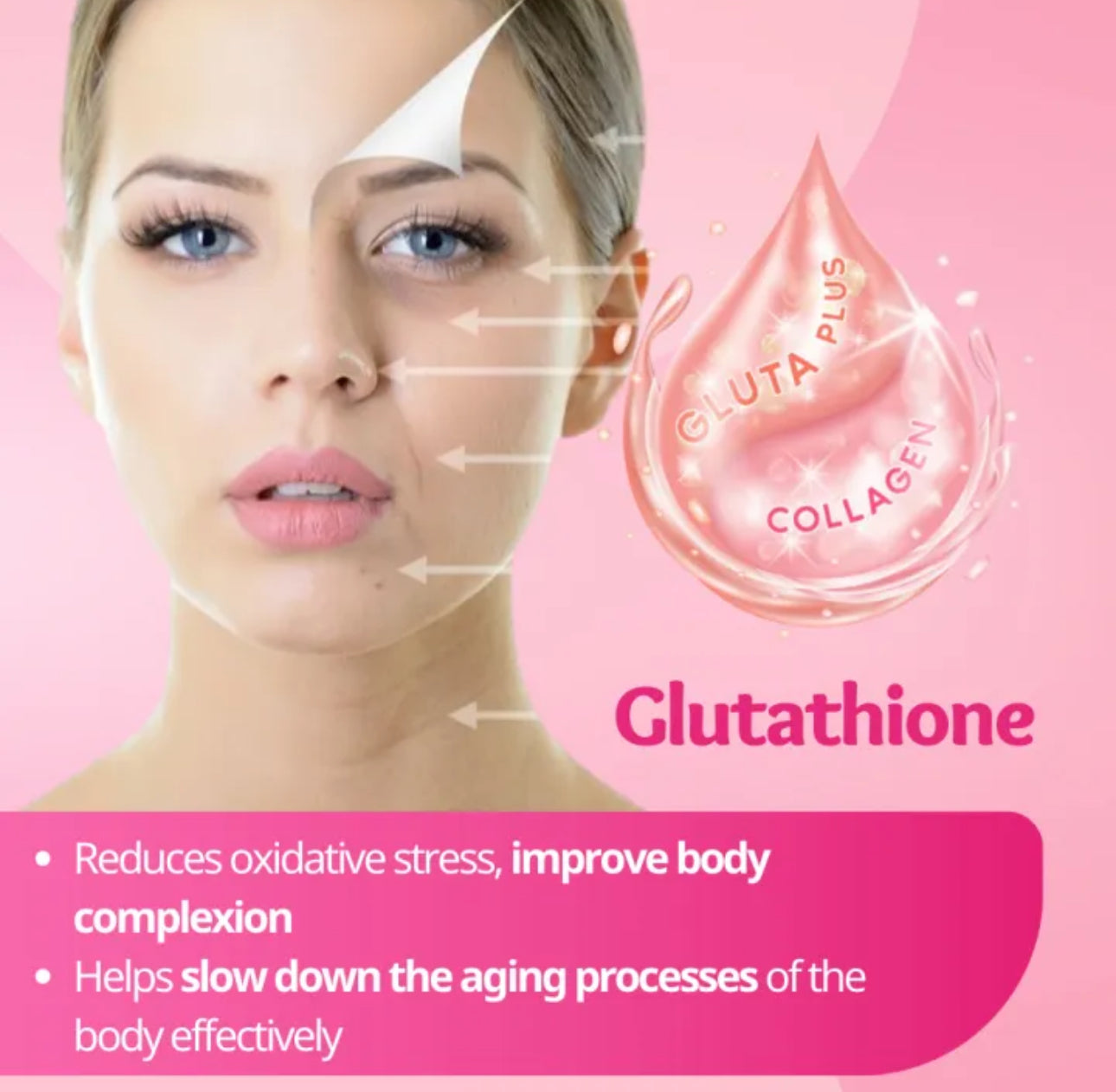 Nature Glow Gluta Collagen Glow 60gummies (Choose Flavour)