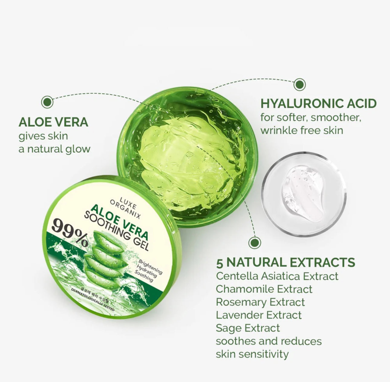 Luxe Organix Aloe Vera Soothing Gel