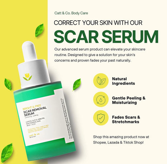 Bright & Free Scar Removal Serum (Correcting + Peeling) 30ml