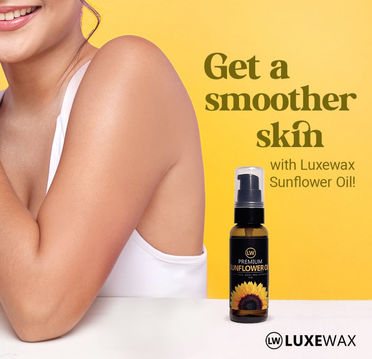 Luxewax Organic Sunflower Oil 50ml