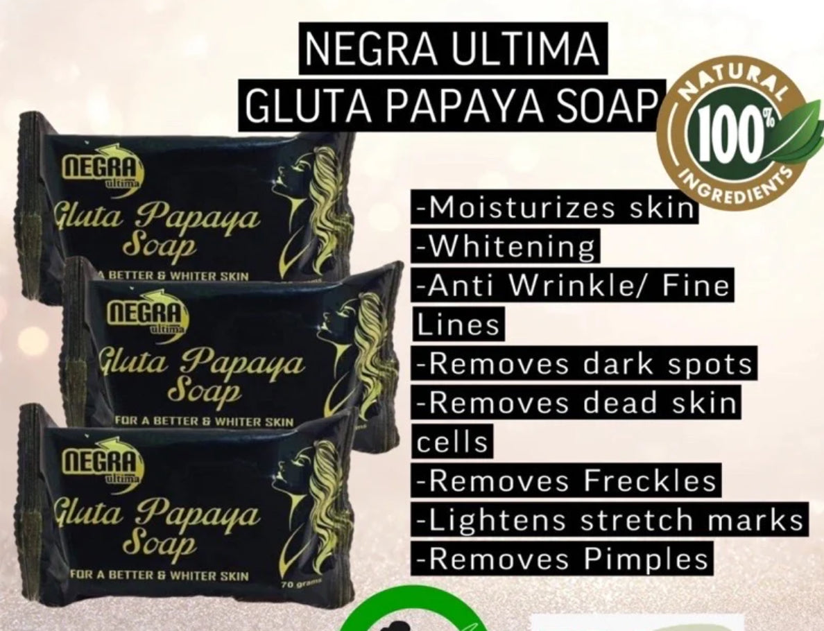 Negra Ultimate Gluta Papaya Soap 70g