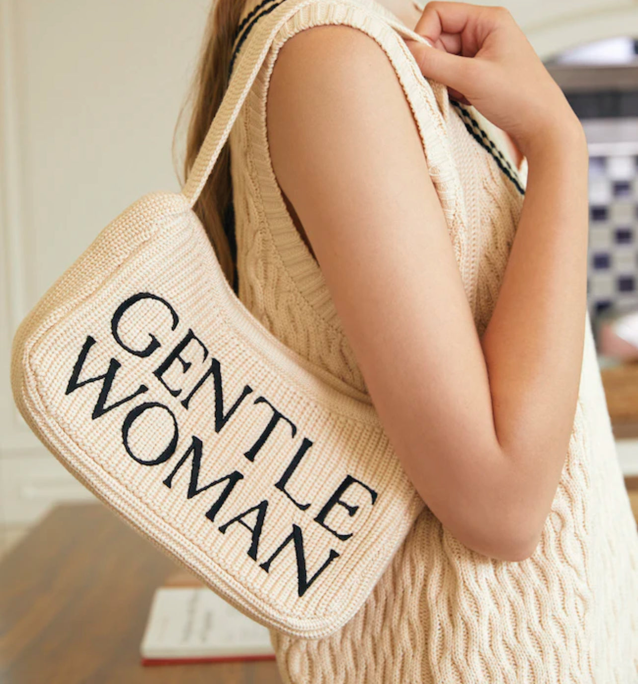 Knit hobo bag sales