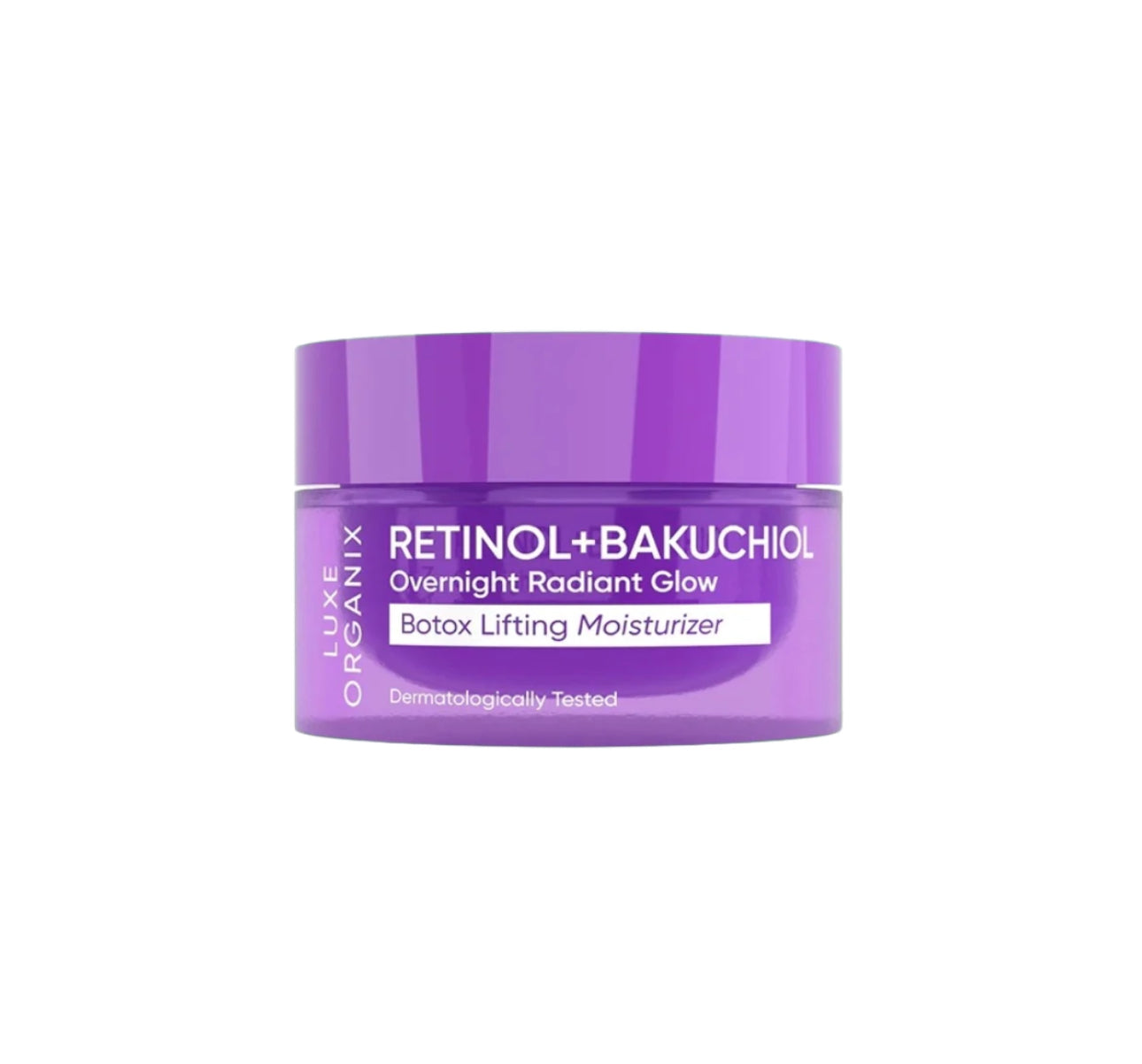 Luxe Organix Retinol + Bakuchiol Overnight Radiant Glow Botox Lifting Moisturizer 50g