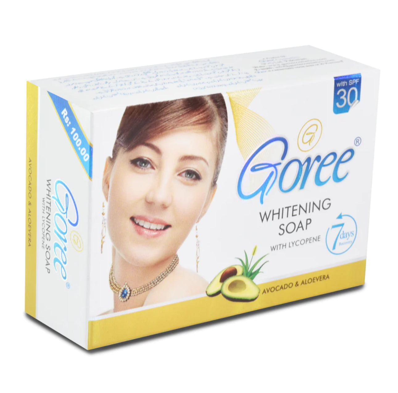Goree Whitening Soap with Lycopene (Avocado & Aloe Vera)