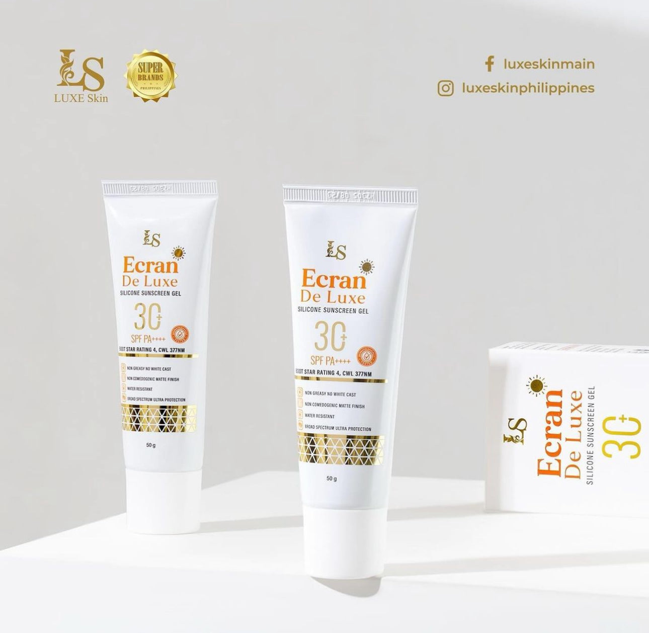 Ecran De Luxe Silicone Sunscreen Gel (30 SPF PA++++) 50g