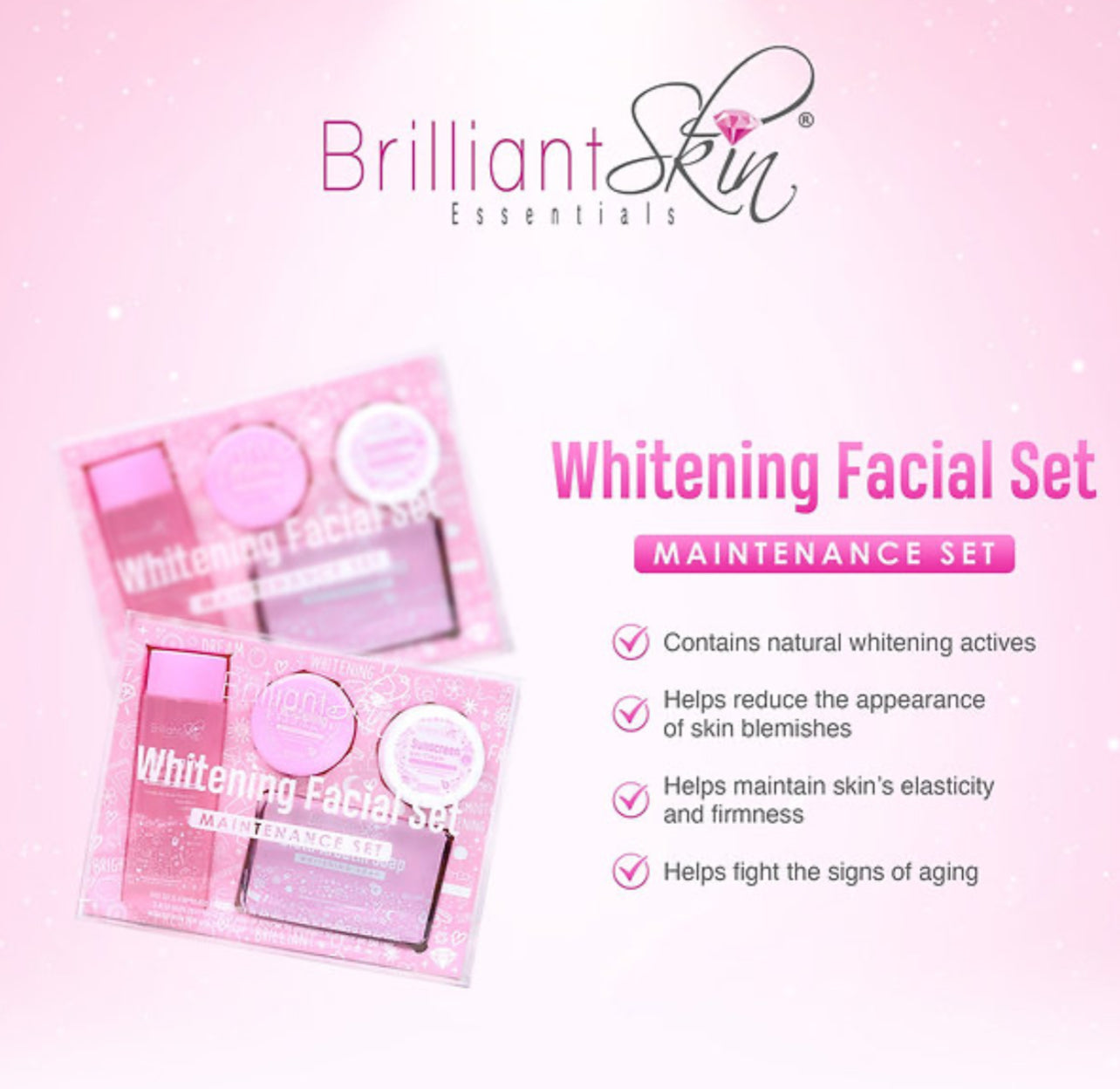Brilliant Skin Whitening Facial Set