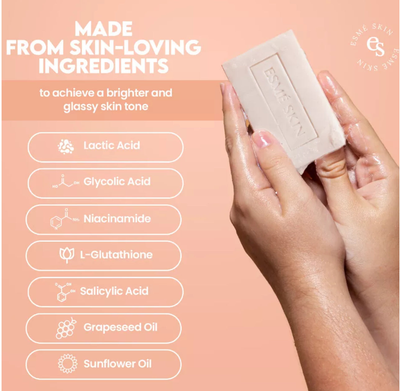 Esmé Skin Revita Glow Bar 135g