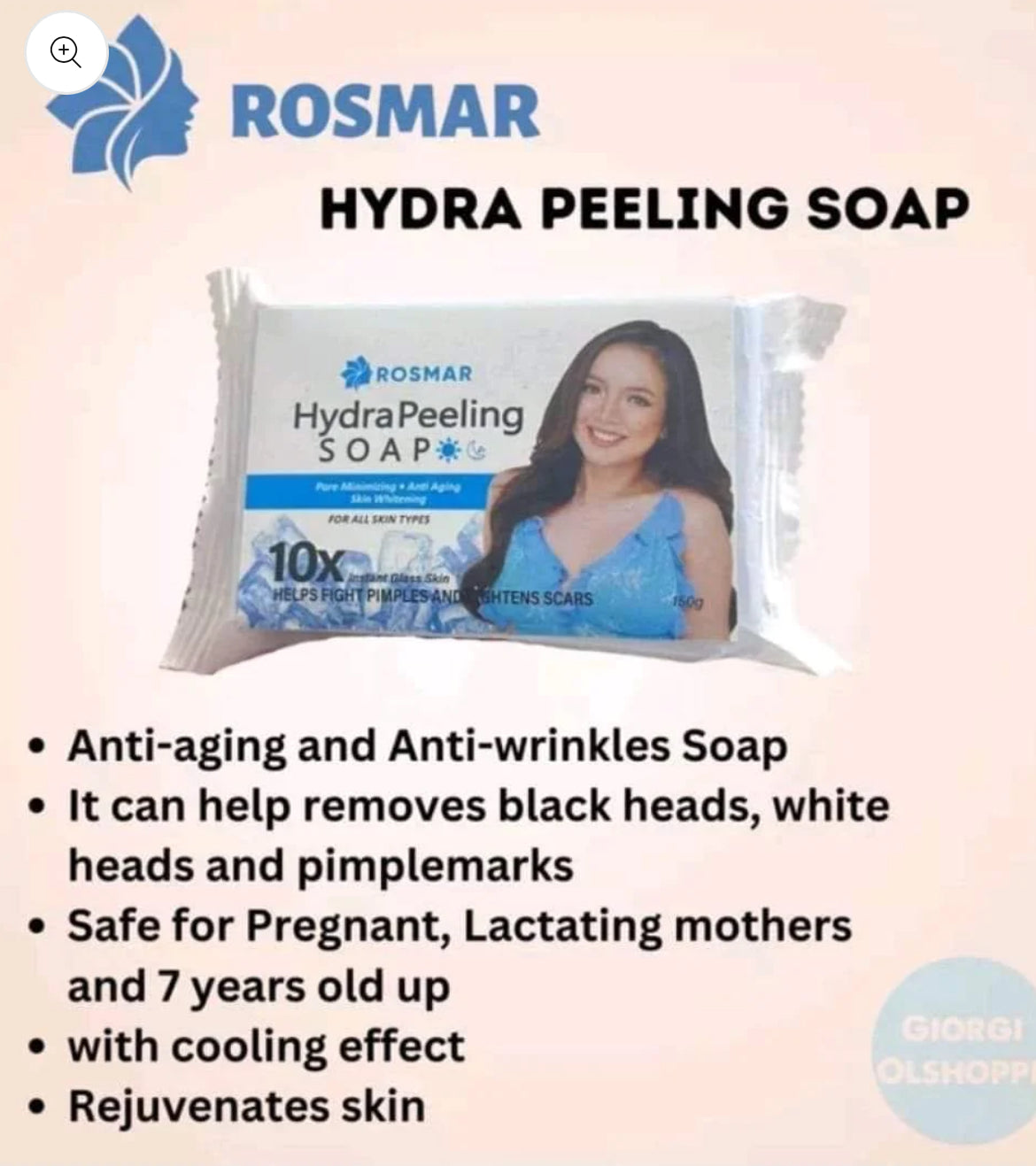 Rosmar Hydra Peeling Soap 150g